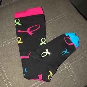 Compression sock stocking nurse ribbons L XL